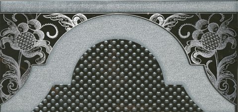 Декор ФРАГОНАР черный 7,4x15 HGD\B266\16072 (Kerama Marazzi)