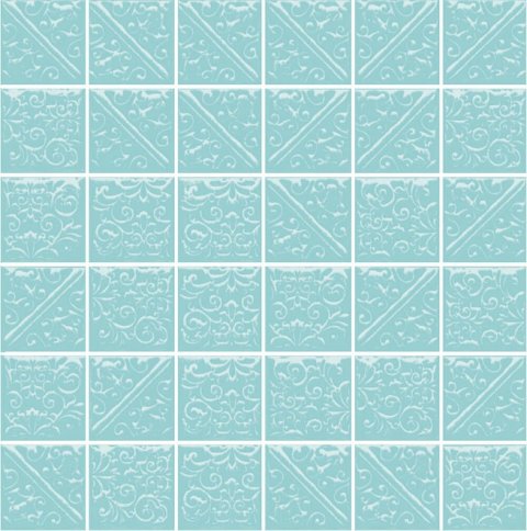 Плитка настенная ЛА-ВИЛЛЕТ бирюзовый 21026 (Kerama Marazzi)