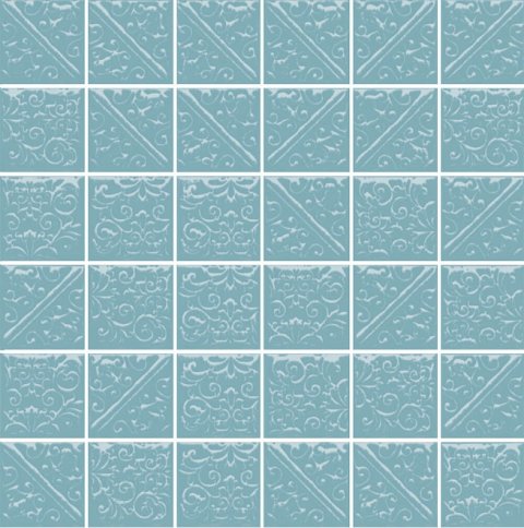 Плитка настенная ЛА-ВИЛЛЕТ бирюзовый темный 21030 (Kerama Marazzi)