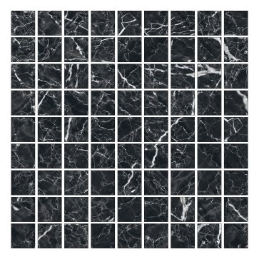 Мозаика BLACK&WHITE Black K-61/LR/m01 (Kerranova)