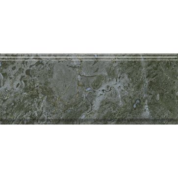 Бордюр Серенада зелёный глянцевый обрезной 300х120 BDA026R (Kerama Marazzi)