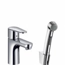 Смеситель для умывальника с гигиеническим душем TALIS E2 31165 (HANSGROHE)