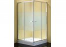 Двустворчатая раздвижная дверь JOY 1000 White stripes glass (STURM-DUSCHWAENDE)
