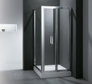 Одностворчатый складной душевой уголок PORTA-AS-1-80/90-C-Cr (CEZARES)