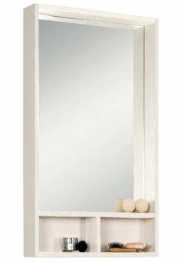 Зеркало-шкаф ЙОРК 50 белый/выбеленное дерево 1A170002YOAY0 (АКВАТОН)
