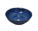 Раковина-чаша Salamander на столешницу, сине-коричневый, 390х390х120 (Bronzedeluxe)
