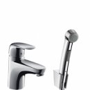 Смеситель для умывальника с гигиеническим душем Metris E 31170 (HANSGROHE)