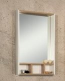 Зеркало-шкаф ЙОРК 60 белый/дуб сонома 1A170102YOAD0 (АКВАТОН)