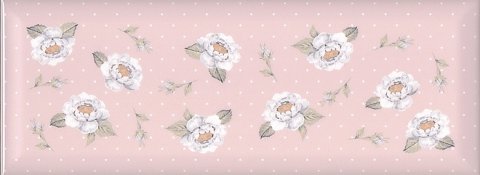 Плитка настенная ВЕДЖВУД Розовый цветы 15032N (KERAMA MARAZZI)