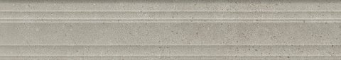Бордюр Багет Монсеррат серый светлый матовый обрезной 400х73 BLF007R (KERAMA MARAZZI)