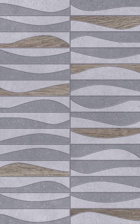 Декор Misty steps 250х400 (Creto)