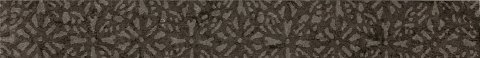 Бордюр напольный SHAPE Black Listello Texture лаппатированный (ITALON)