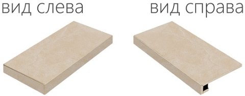 Ступень MATERIA Scalino Angolare Destro в цвет плитки 33x60 (Italon)