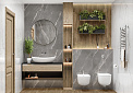 Керамический гранит Эссеншл темно-серый / Essential Graphite полированный 60120ESE25P 600x1200 (New Trend)