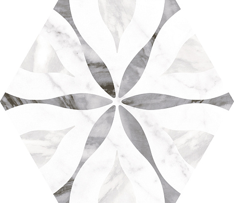 Декор BARDIGLIO Decor Hexagon Flower 23772 (Equipe)