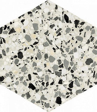 Керамический гранит TERRAZZO Grey 123382 320x368 (DNA Tiles)