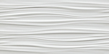 Плитка настенная 3D WALL DESIGN Ribbon White Matt 8SBW (Atlas Сoncorde)
