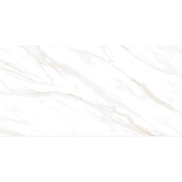 Керамический гранит Калакатта Кларити Голд / Calacatta Clarity Gold белый матовый 600x1200 (Ceradim)