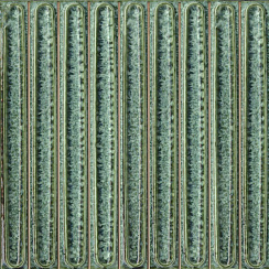 Декор чипсет Далия зелёный глянцевый KMD2SOB006BN 200x200 (Kerama Marazzi)