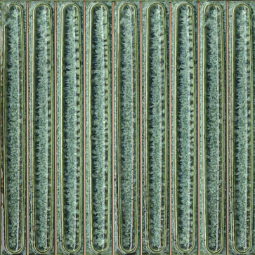 Декор чипсет Далия зелёный глянцевый KMD2SOB006BN 200x200 (Kerama Marazzi)