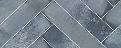 Плитка настенная Талисман Кирпичи Синий / Talisman Bricks Blue 00-00110172 201x505 (Azori)