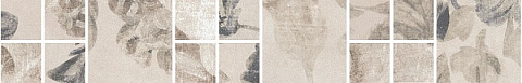 Бордюр АЛЕКСАНДРИЯ Мозаичный Светлый 181/8265 (Kerama marazzi)