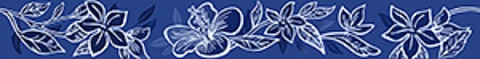 Бордюр ELISSA Cen.Flore Blu (Керлайф)