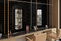 Плитка настенная LIGURIA BLACK 75x300 (Smile Tile)
