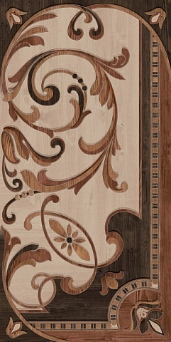 Керамический гранит ГРАНД ВУД декорированный правый DD570800R (Kerama Marazzi)