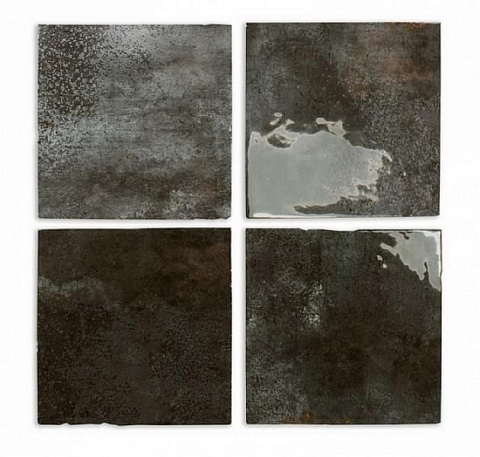 Плитка настенная ENAMEL Square Charcoal 123076 125x125 (DNA Tiles)