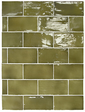 Плитка настенная Manacor Basil Green 26908 (Equipe)