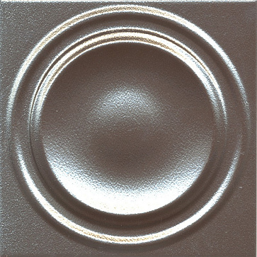 Декор Арль металл глянцевый структура обрезной KMD2OBE003BR 200x200 (Kerama Marazzi)