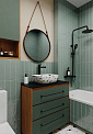 Плитка настенная LIGURIA GREEN 75x300 (Smile Tile)