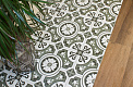 Керамический гранит ЭКЛЕКТИКА Пальмира зеленый 200x200 (Smile Tile)