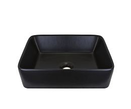 Накладная раковина, матовый чёрный, 1010-BM (Bronze De Lux)