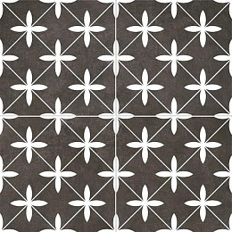 Керамический гранит CHIC Poole Black 452x452 (NiceKer)
