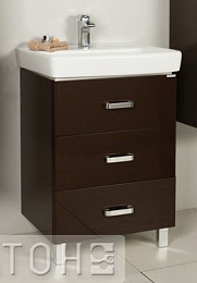 Тумба АМЕРИНА 60 М коричневый 1A168901AM430 (АКВАТОН)