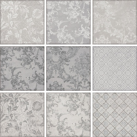 Плитка настенная МАРЧИАНА Микс серый 5266 (Kerama Marazzi)