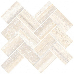 Декор TRAVERTINI Herringbone Cream K945653R (Vitra)