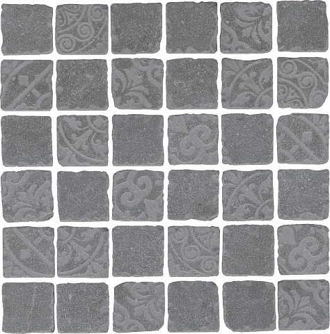 Декор напольный Про Фьюче серый темный мозаичный SBM007\DD6405 (KERAMA MARAZZI)