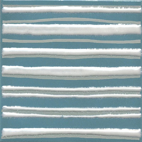 Декор Бахия 3 бирюзовый глянцевый KMD3STA024GN 98x98 (KERAMA MARAZZI)
