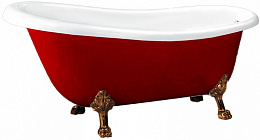 Ванна акриловая овальная BB04-ROS-BRN (BelBagno)