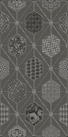 Декор Devore gris geometria (AZORI)