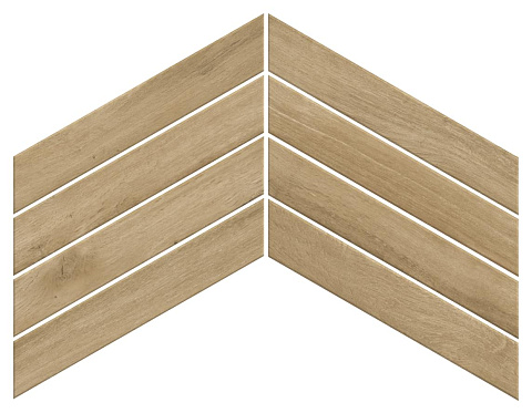Керамический гранит Fusion Oak Golden Chevron / Фьюжн Оак Голден Шеврон 600010002449 75x450 (Atlas Concorde Russia)
