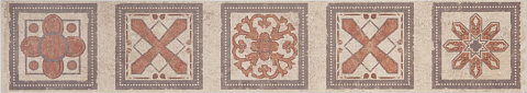 Бордюр напольный OLD STONE Frieze Aged Brown GT-183-f01/gr (GRASARO)