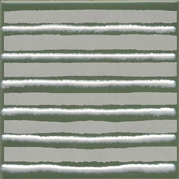Декор Бахия 4 зелёный глянцевый KMD3STA027GN 98x98 (KERAMA MARAZZI)