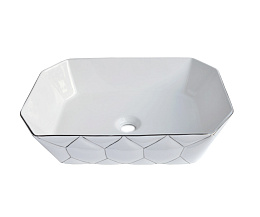 Накладная раковина Silver Cell, 500х360х140 мм (Bronzedeluxe)