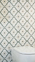 Керамический гранит ЭКЛЕКТИКА Арабески зеленый 200x200 (Smile Tile)
