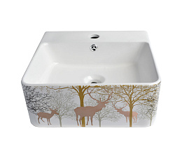 Накладная раковина-чаша Golden Deer, 400x420x155, 1060GD (Bronze De Lux)