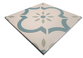 Керамический гранит ЭКЛЕКТИКА Арабески голубой 200x200 (Smile Tile)